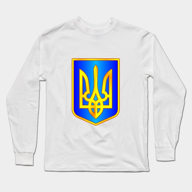 Ukraine trident Long Sleeve T-Shirt by AlexanderZam